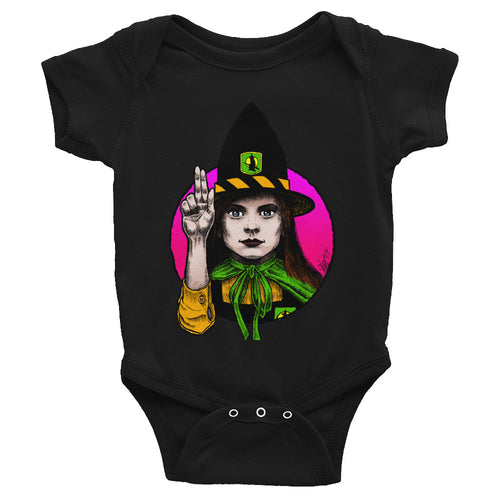 Halloween Saints Series 2 - ALT - Mildred Hubble Infant Bodysuit