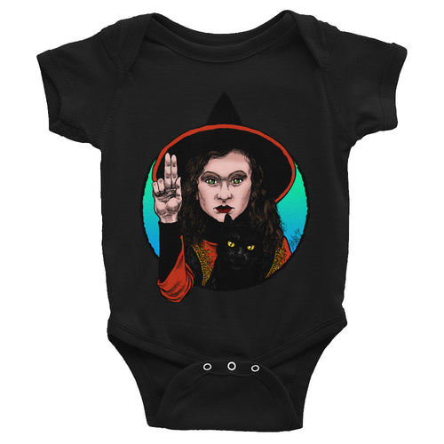 Halloween Saints Series 2 - ALT - Dani and Binx Infant Bodysuit