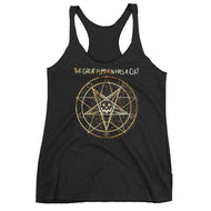 Cult of the Great Pumpkin - Pentagram Women's Racerback Tank