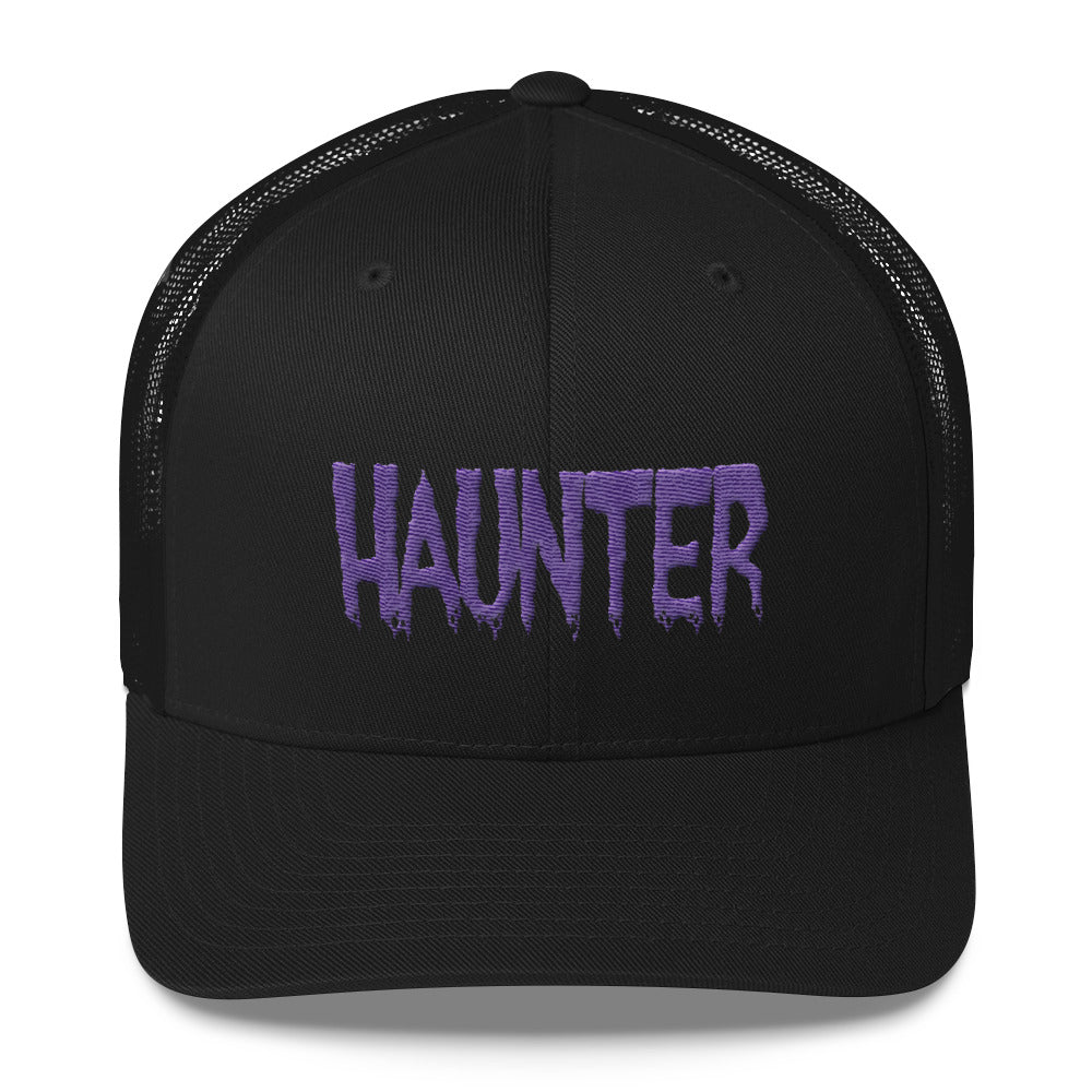 Haunter (Purple) Embroidered Trucker Cap