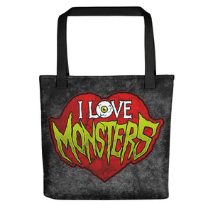 I Love Monsters Tote bag