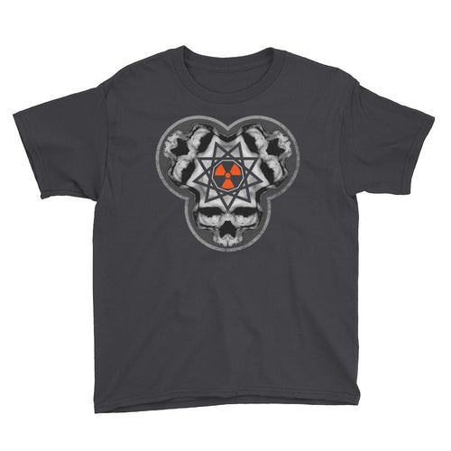 SINISTER SKULLS - Enneagram Skull Youth Short Sleeve T-Shirt