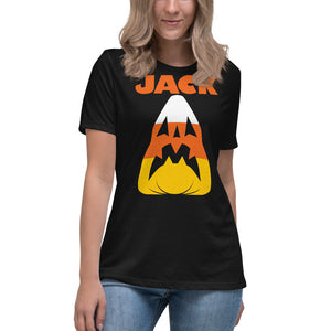 Candy Corn Jack Attack Women's Relaxed T-Shirt