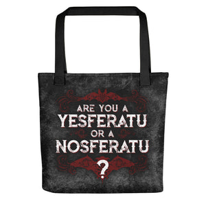 Are you a YESferatu or a NOsferatu? Tote bag
