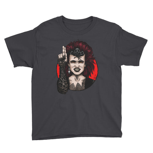 Halloween Saints Series 2 - ALT - Angela Youth Short Sleeve T-Shirt