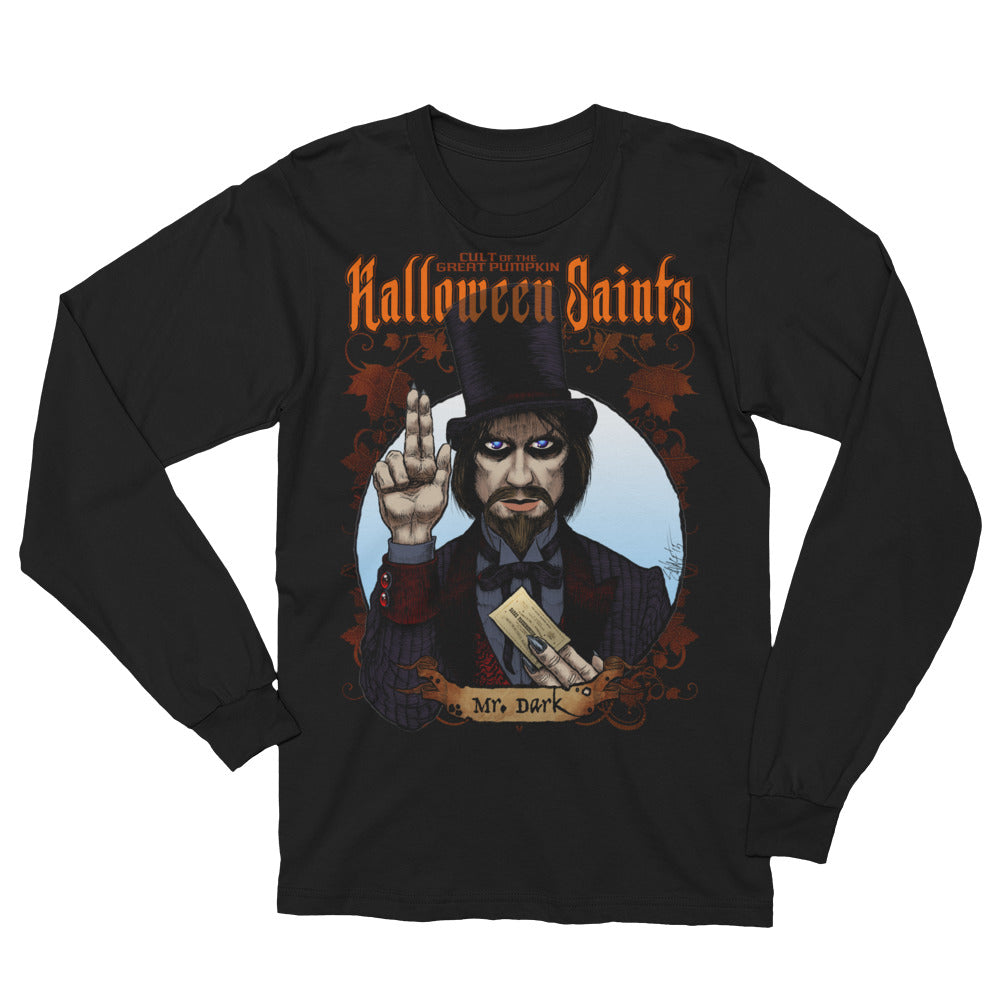 Halloween Saints - Mr. Dark Unisex Long Sleeve T-Shirt