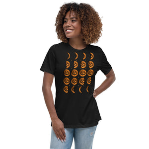 Cult of the Great Pumpkin Moon Phases Women's Relaxed T-Shirt
