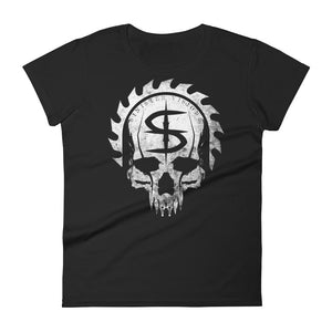 Sinister Visions Logo Skull Women's short sleeve t-shirt