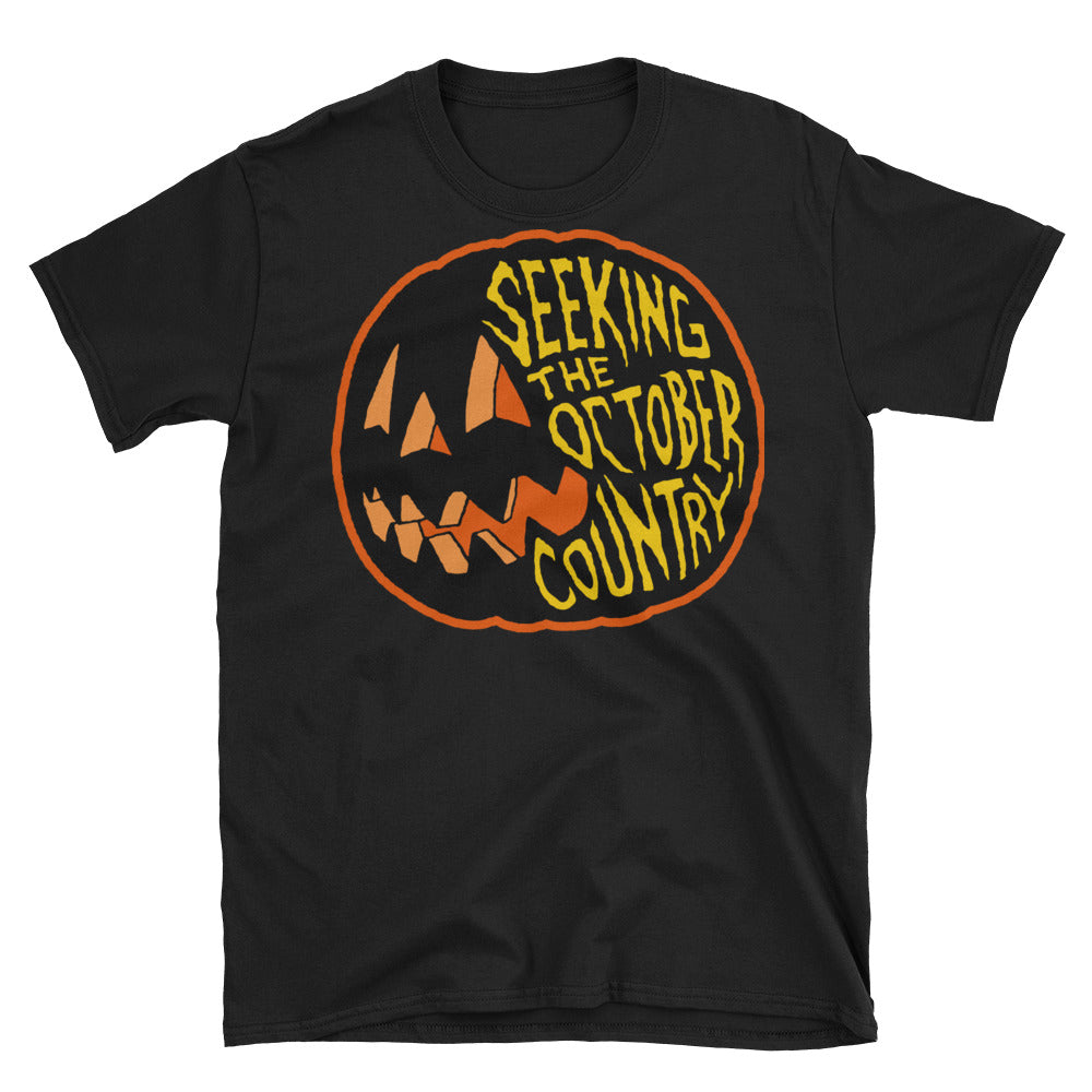 Seeking the October Country Pumpkin Short-Sleeve Unisex T-Shirt