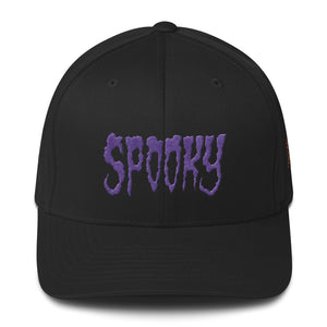 SPOOKY (Purple) Embroidered Structured Twill Cap