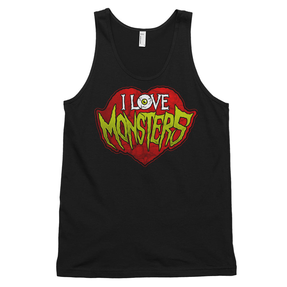 I Love Monsters Classic tank top (unisex)