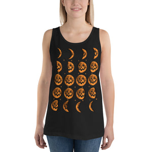 Cult of the Great Pumpkin Moon Phases Unisex Tank Top