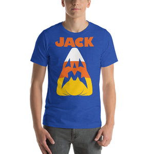 Candy Corn Jack Attack Premium Short-Sleeve Unisex T-Shirt