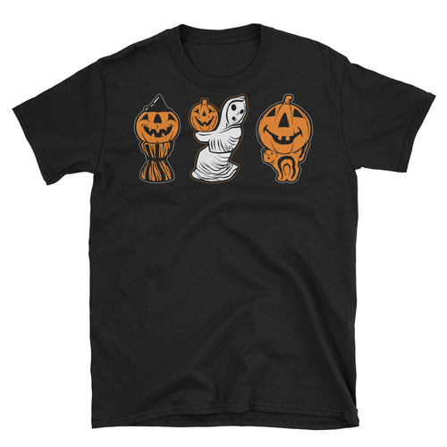 3 Halloween Blowmolds Short-Sleeve Unisex T-Shirt