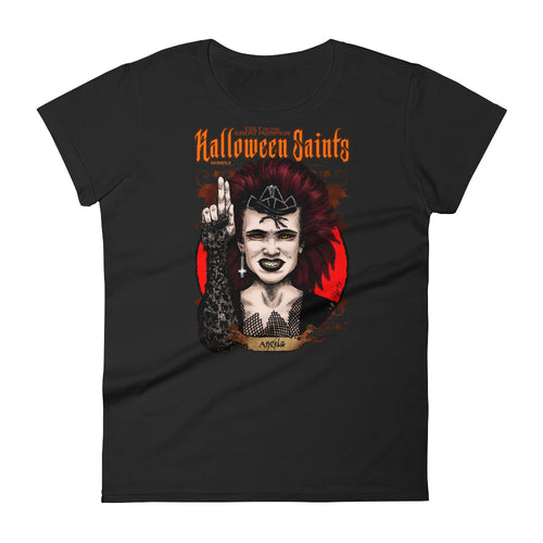 Halloween Saints Series 2 - Angela Women's short sleeve t-shirt