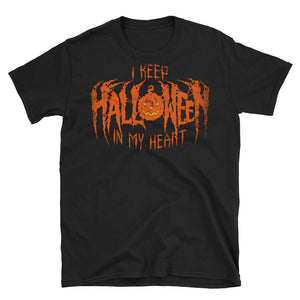 I Keep Halloween In My Heart Short-Sleeve Unisex T-Shirt