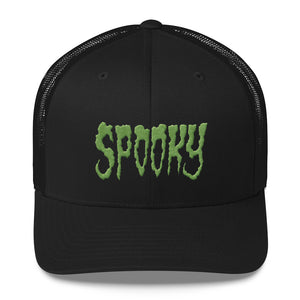 Spooky (Green) Embroidered Trucker Cap
