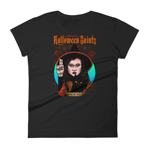 Halloween Saints Series 2 - Dani and Binx Women's short sleeve t-shirt