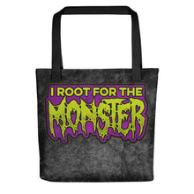 I Root for the Monster Tote bag