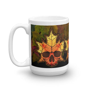 Autumn Skull Mug