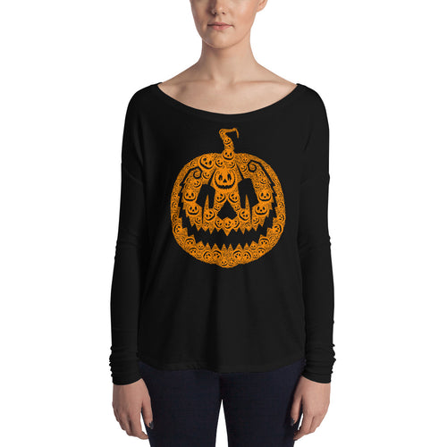 Jack of 1000 Faces Ladies' Long Sleeve Tee