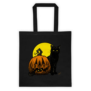 Still Life with Feline & Gourd Tote bag