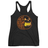 We Are the Autumn People Pumpkin Women's Racerback Tank