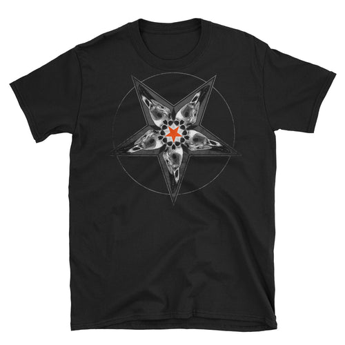 SINISTER SKULLS Corvus Pentacle Short-Sleeve Unisex T-Shirt