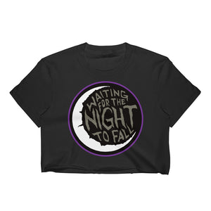 Waiting for the Night to Fall Women's Crop Top