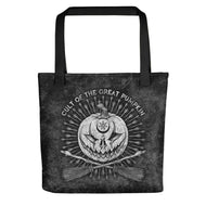 Cult of the Great Pumpkin: Crossed Brooms Tote bag
