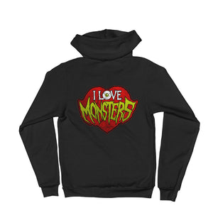 I Love Monsters Hoodie sweater