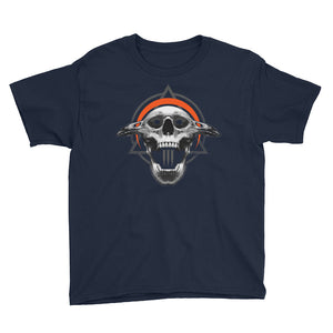 SINISTER SKULLS - Corvus TriSkull Youth Short Sleeve T-Shirt