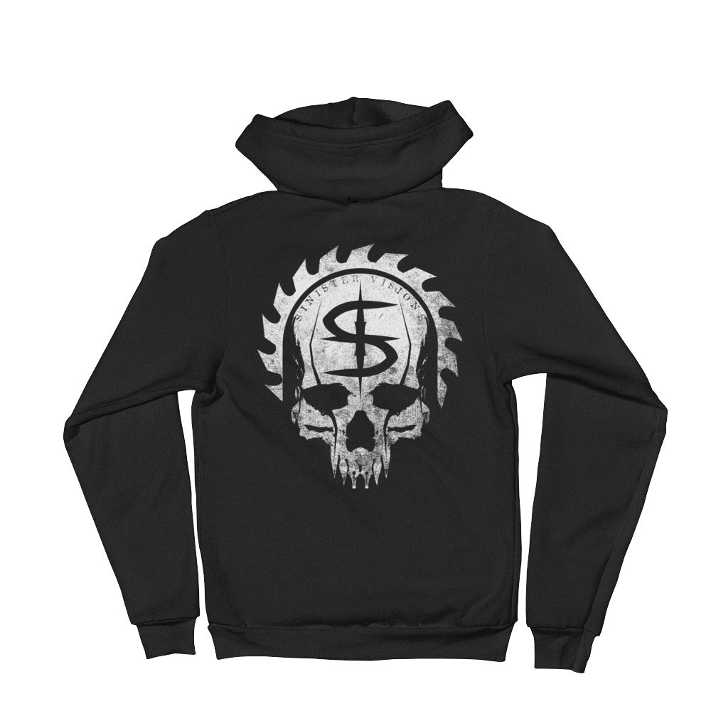Sinister Visions Logo Skull Hoodie sweater