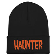 Haunter (Orange) Embroidered Cuffed Beanie