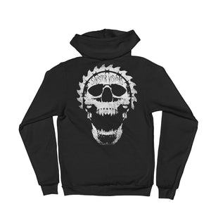 Sinister Visions Screaming Skull Hoodie sweater