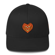 I Love Halloween Embroidered Structured Twill Cap