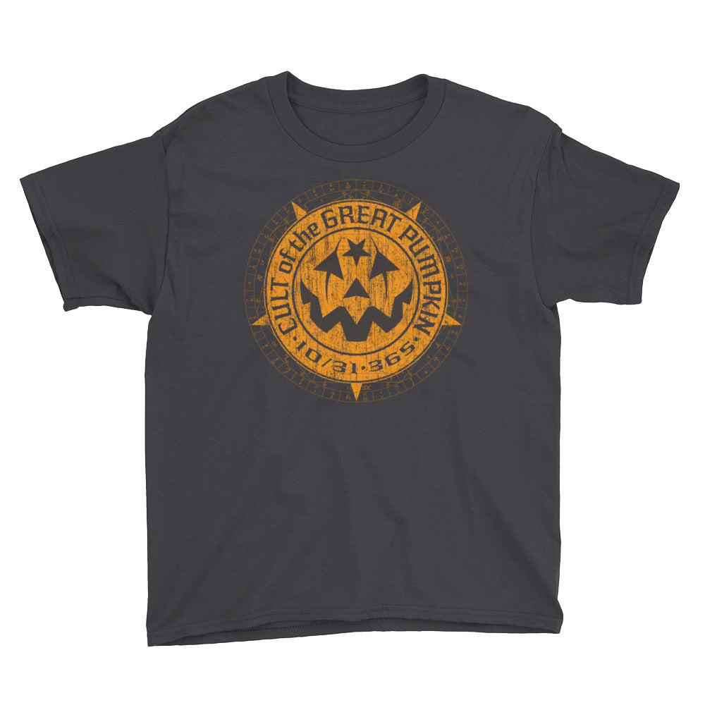 Cult of the Great Pumpkin - Weathered Logo Youth Short Sleeve T-Shirt