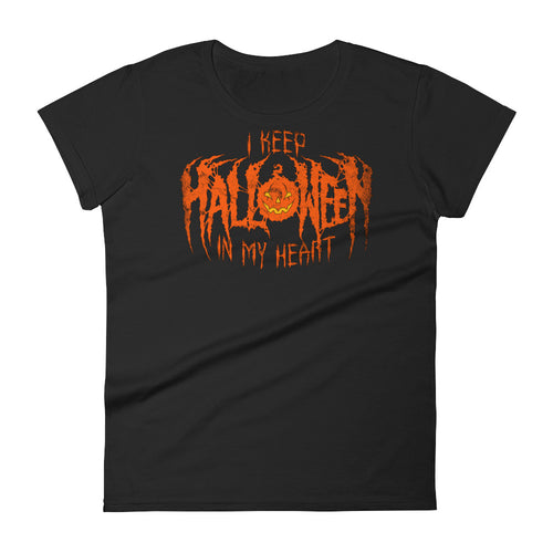 I Keep Halloween In My Heart Women's short sleeve t-shirt