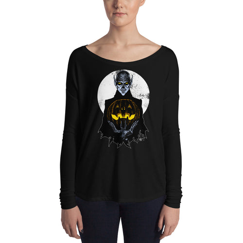 Monster Holiday - Vampire Ladies' Long Sleeve Tee