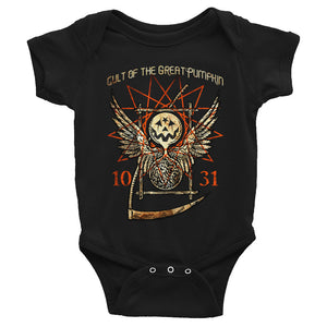 Cult of the Great Pumpkin - Thanatos Hourglass  Infant Bodysuit