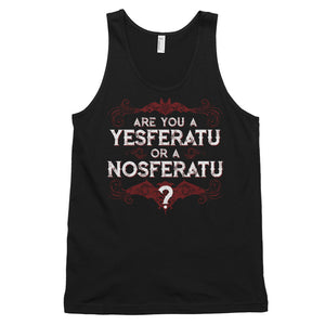 Are you a YESferatu or a NOsferatu? Classic tank top (unisex)