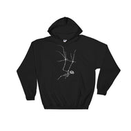 Bat Skeleton Hooded Sweatshirt