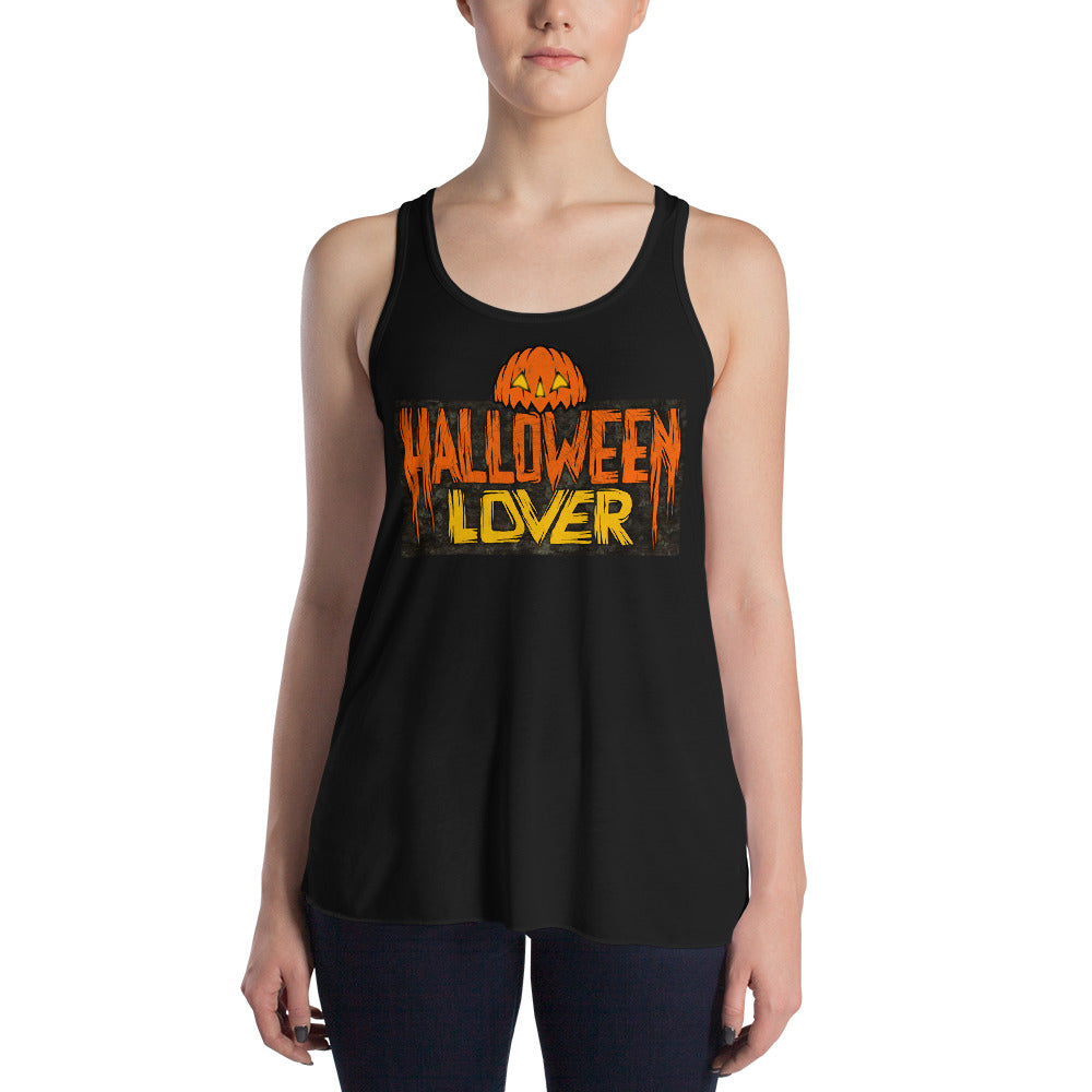 Halloween Lover Women's Flowy Racerback Tank