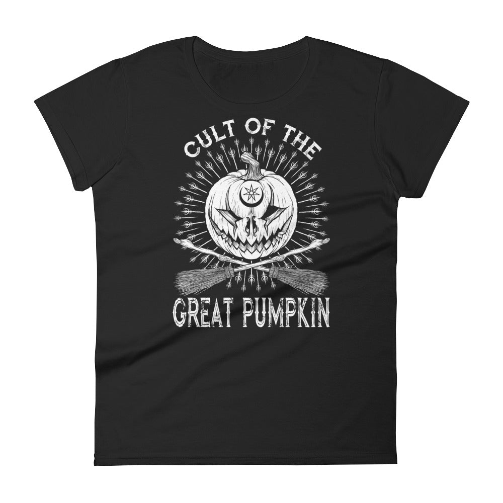 Cult of The Great Pumpkin - Crossed Brooms Women's short sleeve t-shirt