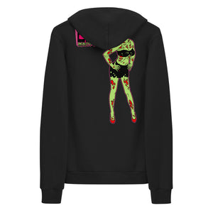 Zombie Pinups Zipper Hoodie sweater