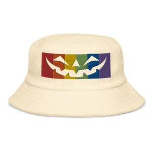 Rainbow Jack Unstructured terry cloth bucket hat