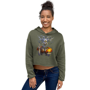 Saint of the Lonely Places Crop Hoodie